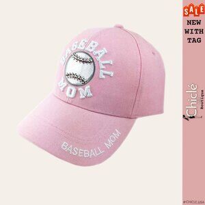 NEW Baseball Mom Cap Hat Pink